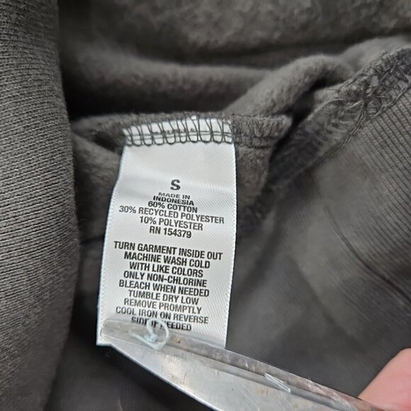 NWT Aeropostale Logo Hoodie Men's Small Grey Kangaroo Pockets NEW Original Blend - Picture 13 of 14